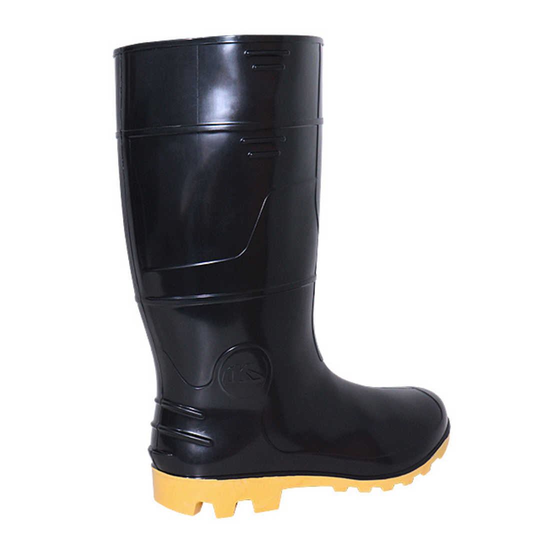 BOTA PVC 33cm PRETO COM SOLADO AMARELO - Imagem 4